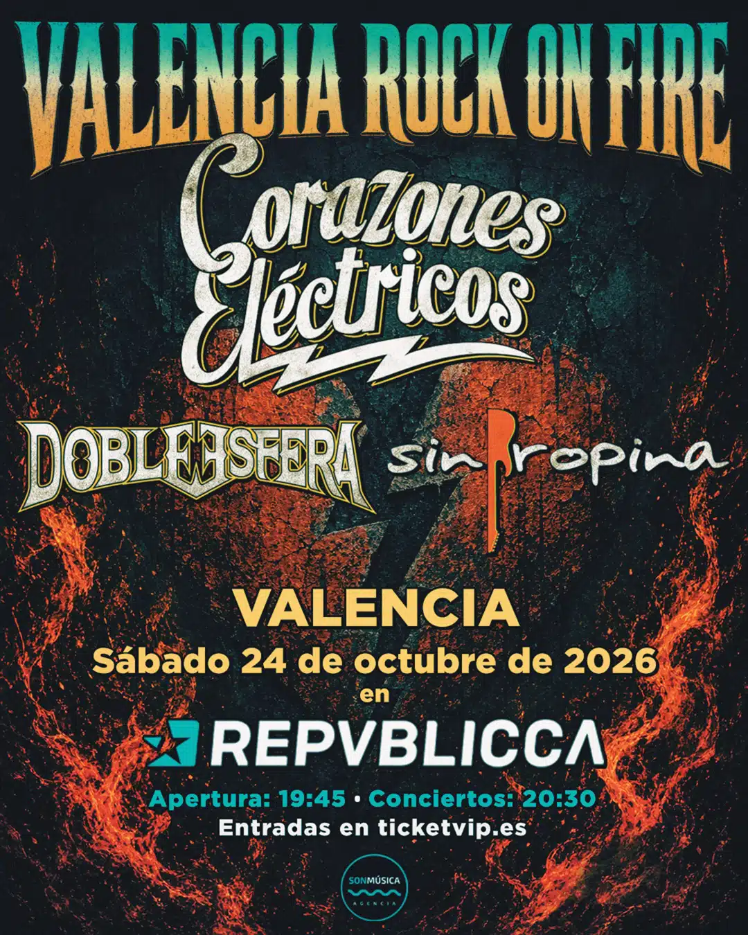 ROCK ON FIRE VALENCIA
