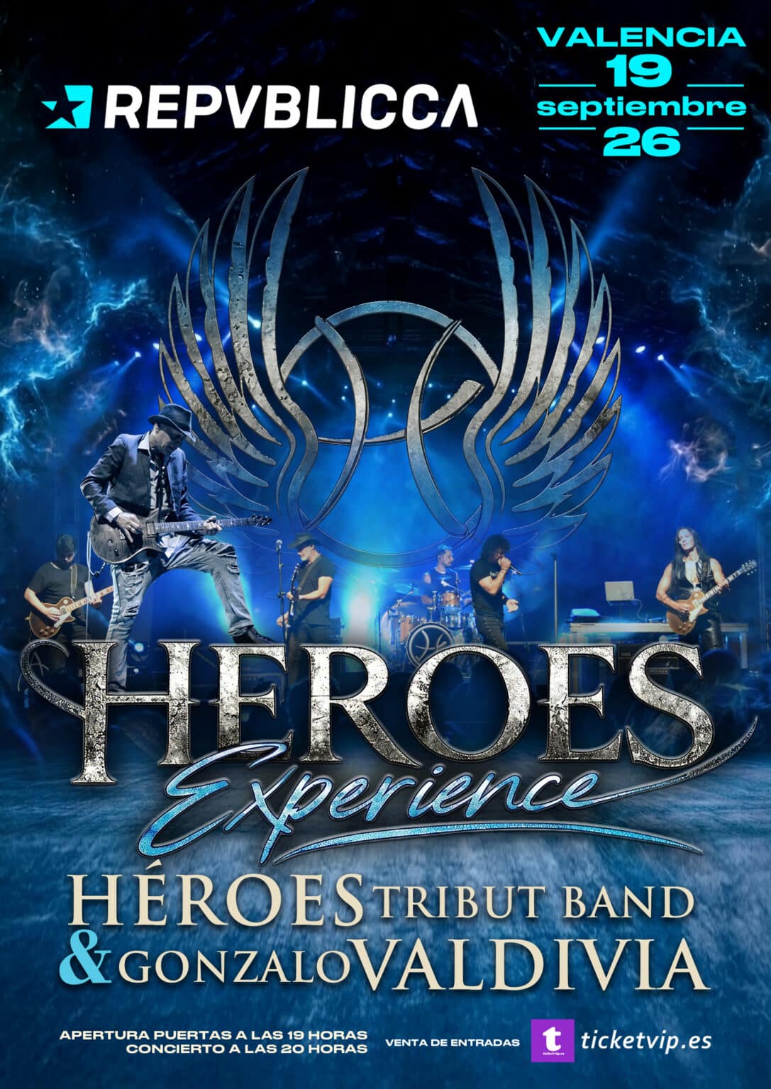 HÉROES TRIBUT BAND & GONZALO VALDIVIA