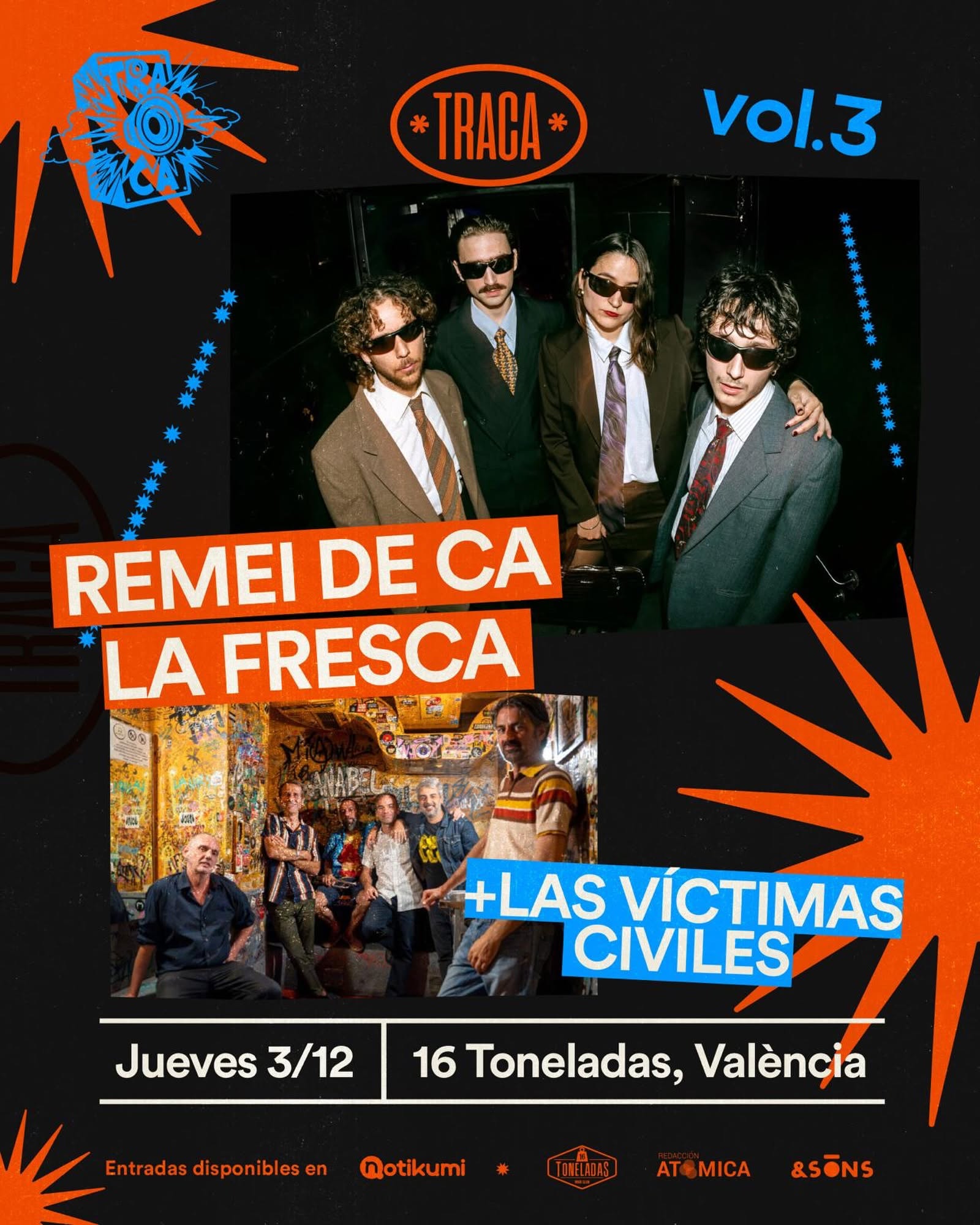 REMEI DE CA LA FRESCA + LAS VÍCTIMAS CIVILES – 16 Toneladas